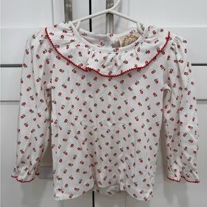 The Beaufort Bonnet Company Ramona Ruffle Collar Shirt